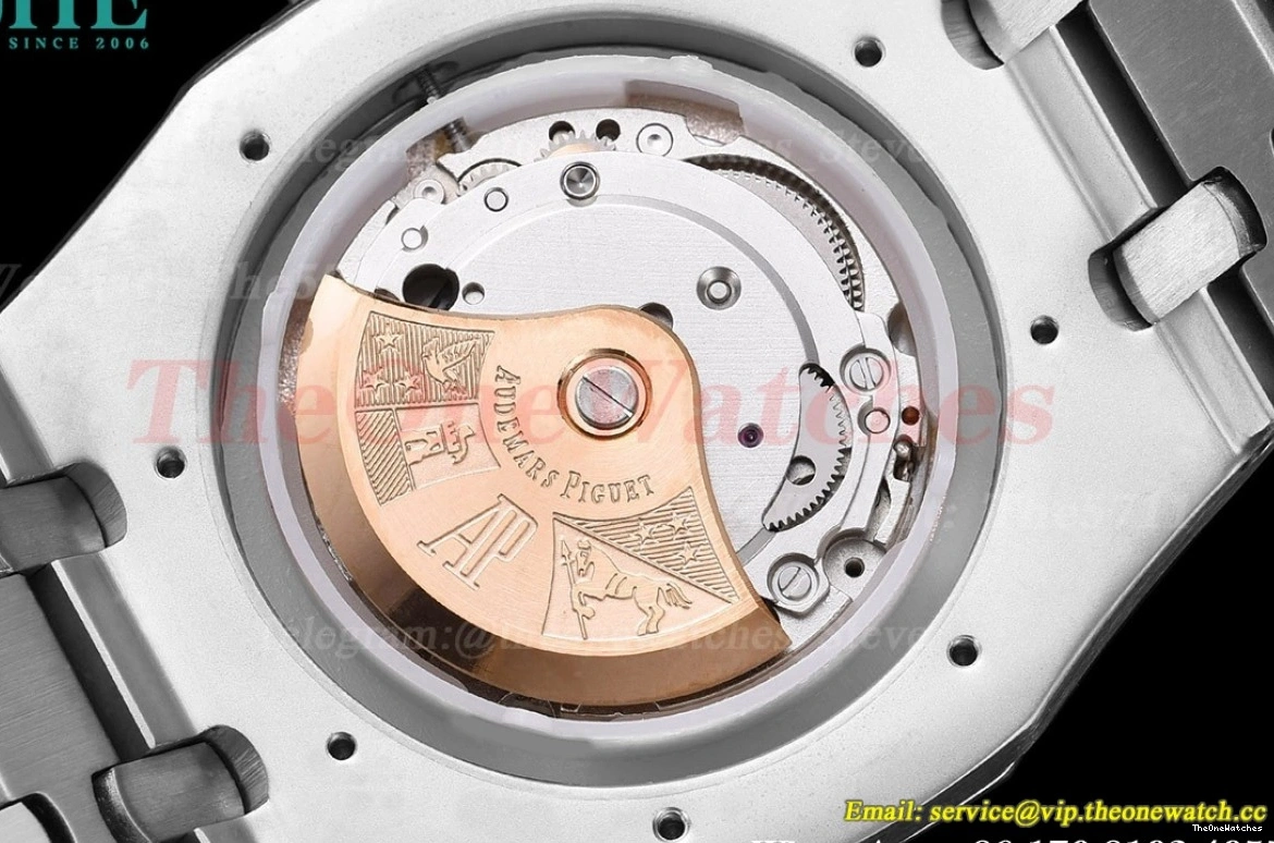 SS 41mm Dial GDF Royal Grey MY8215 15202 Oak SS 0121